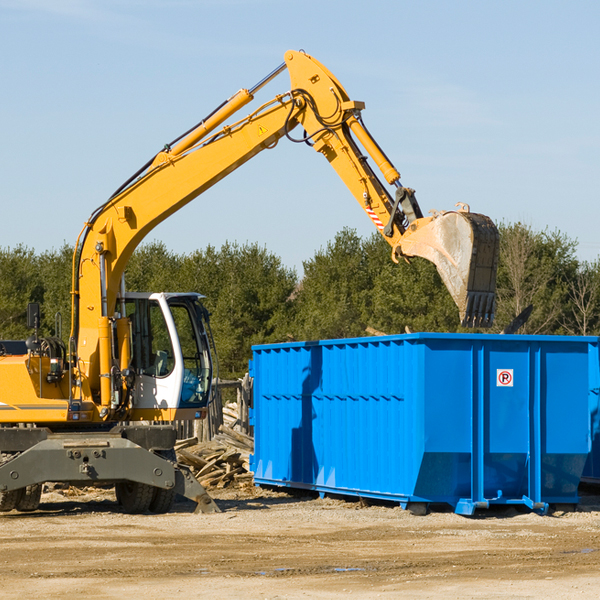 what size residential dumpster rentals are available in Waterville Pennsylvania